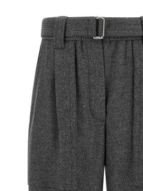 Brunello Cucinelli Grey Loose Cargo Pants Grey