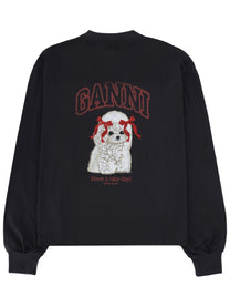Ganni Women's Grey Poodle Shirt Grey