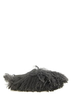 UGG Grey Tazz Fluff Momma Sabots Grey