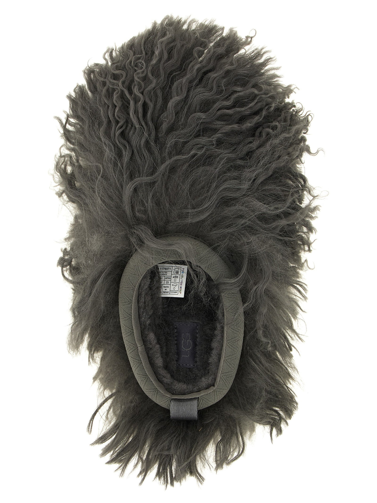 UGG Grey Tazz Fluff Momma Sabots Grey