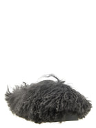 UGG Grey Tazz Fluff Momma Sabots Grey