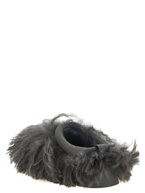 UGG Grey Tazz Fluff Momma Sabots Grey