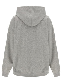 Ganni Grey Tiger Hoodie Grey