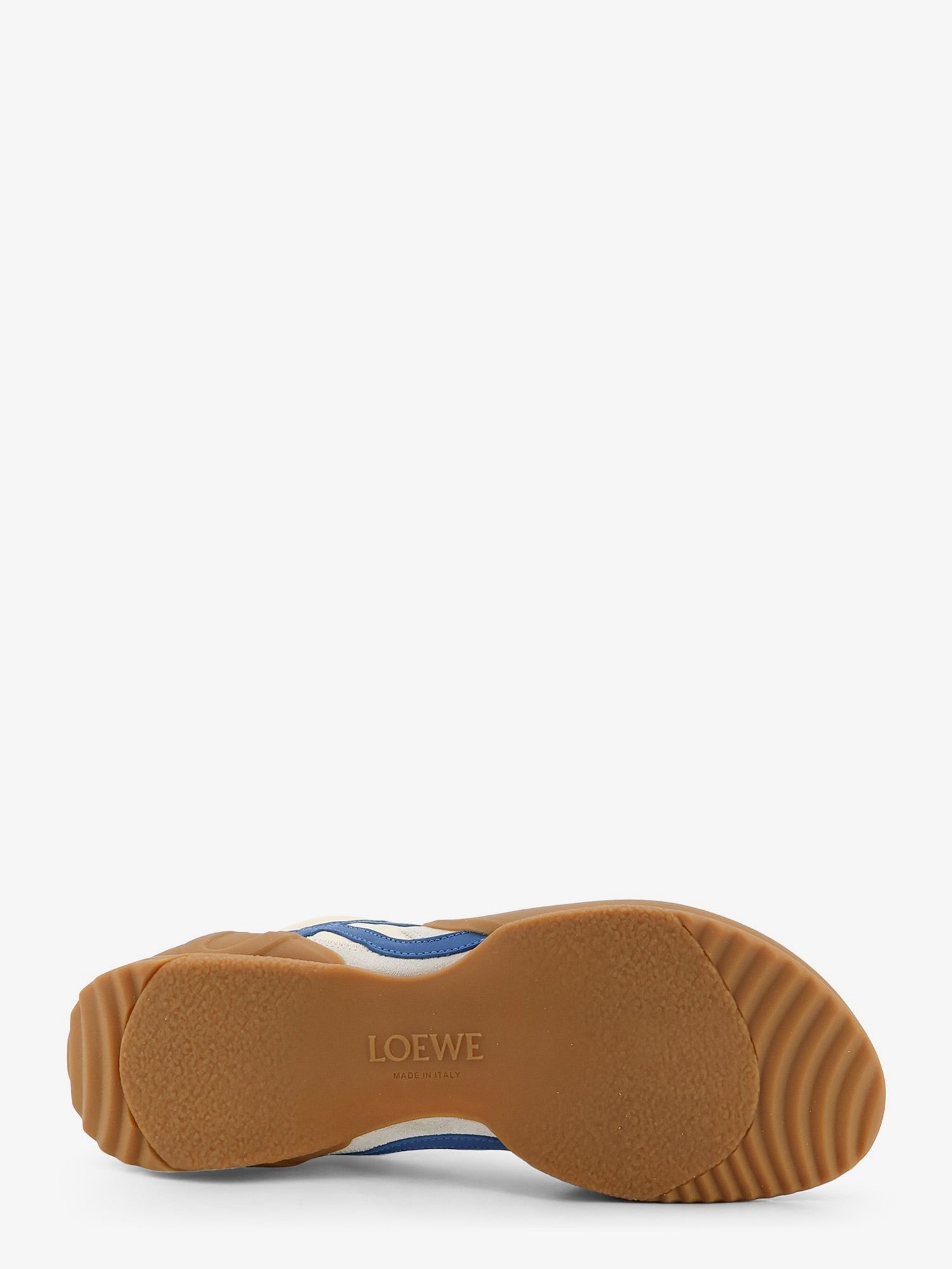 Loewe Men's Grip Nylon and Suede Sneakers White