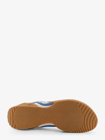 Loewe Men's Grip Nylon and Suede Sneakers White