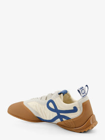 Loewe Men's Grip Nylon and Suede Sneakers White