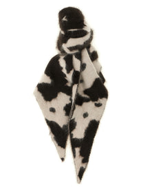 Guest In Residence Grizzly Cowhide Scarf Gold