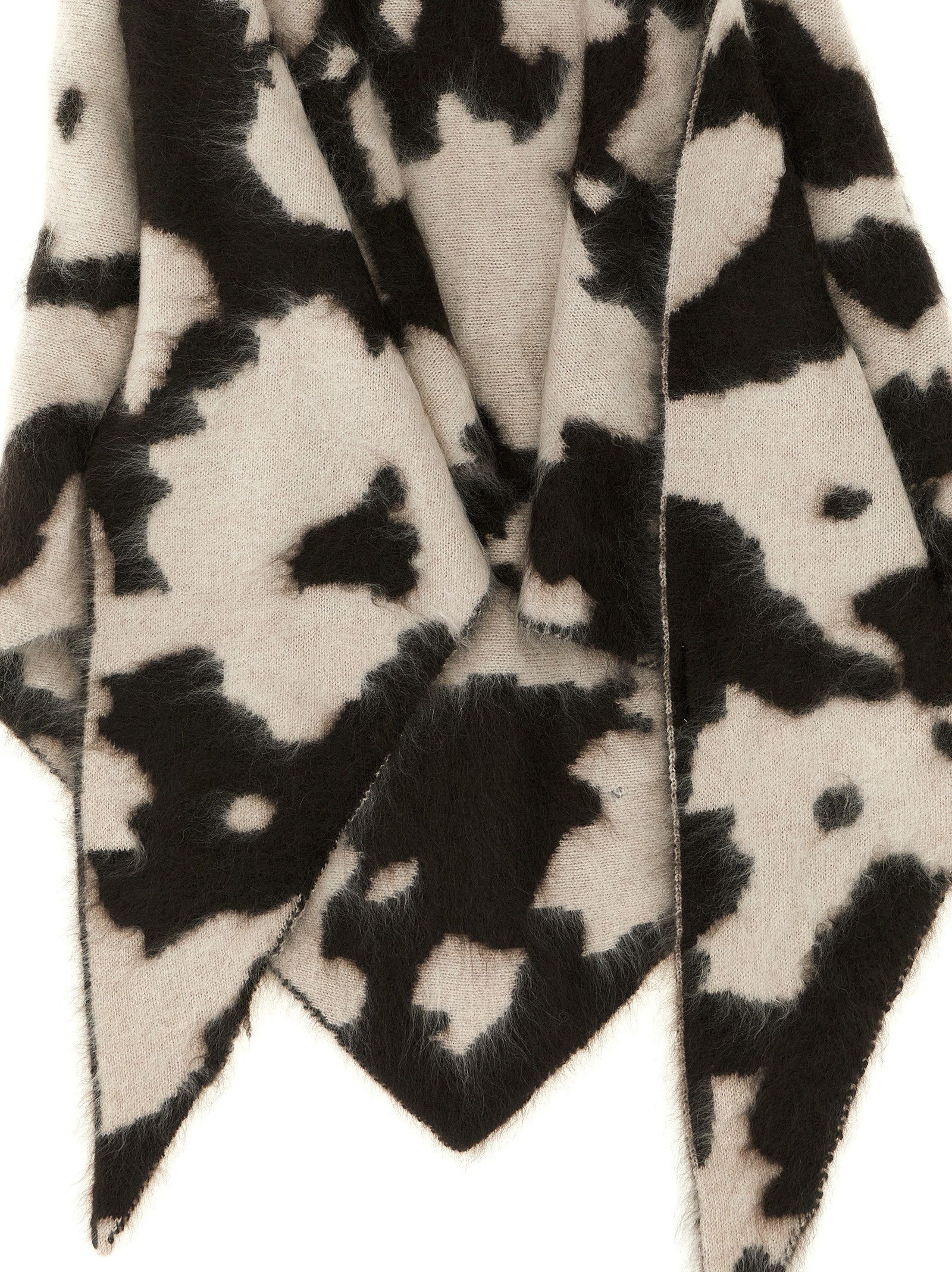 Guest In Residence Grizzly Cowhide Scarf Gold
