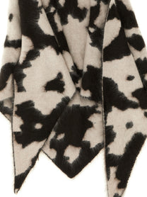 Guest In Residence Grizzly Cowhide Scarf Gold