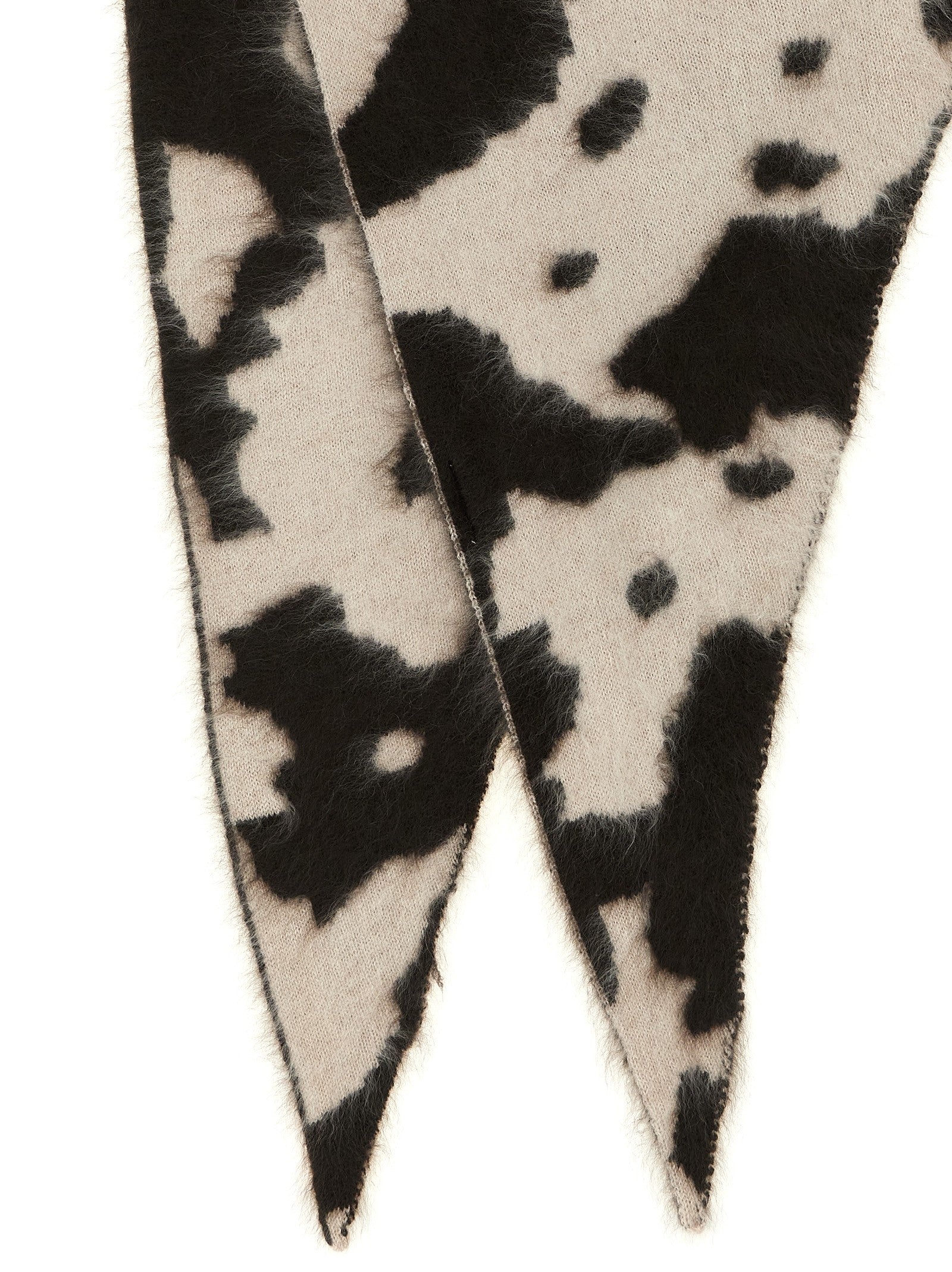 Guest In Residence Grizzly Cowhide Scarf Gold
