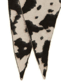 Guest In Residence Grizzly Cowhide Scarf Gold