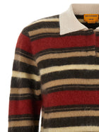 Guest In Residence Grizzly Cropped Rugby Polo Shirt Gold, view 3