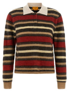 Guest In Residence Grizzly Cropped Rugby Polo Shirt Gold