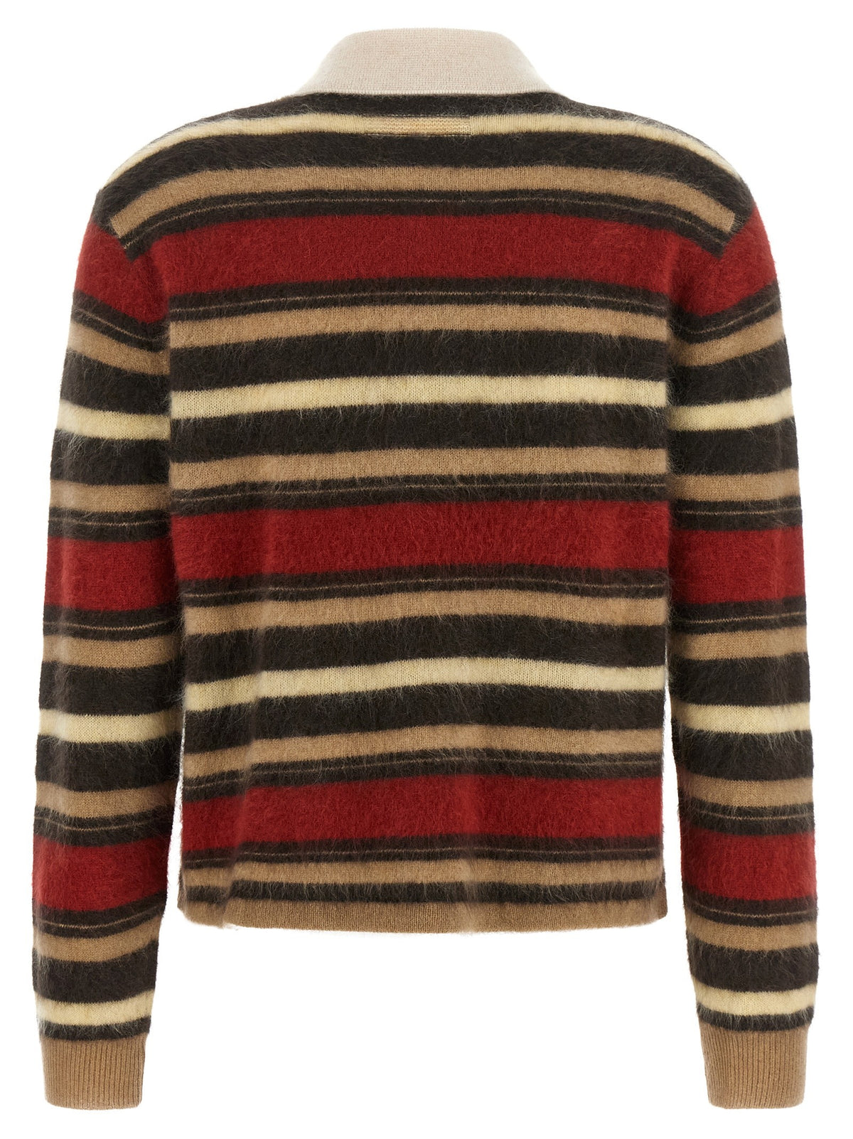 Guest In Residence Grizzly Cropped Rugby Polo Shirt Gold, view 2