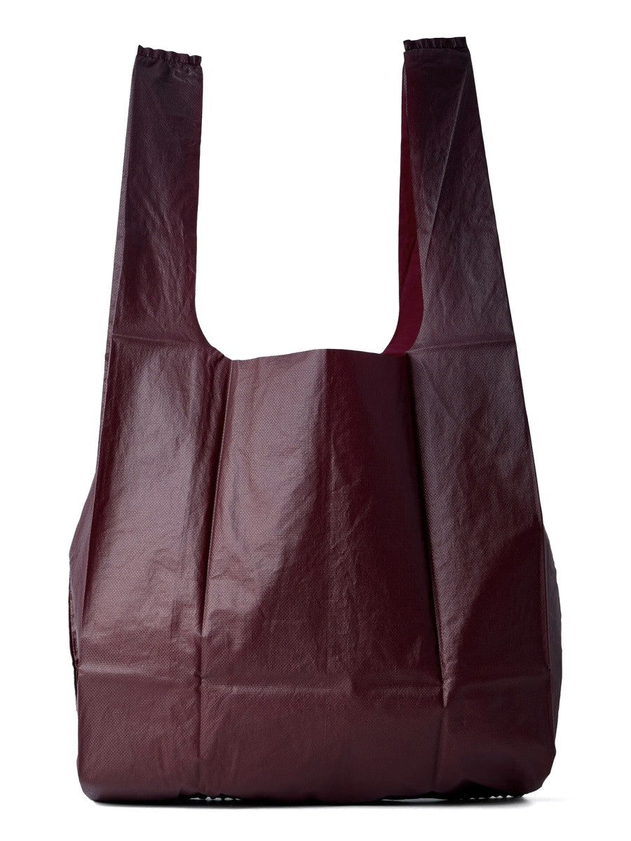 Our Legacy Unisex Grocery Bag Red, view 2