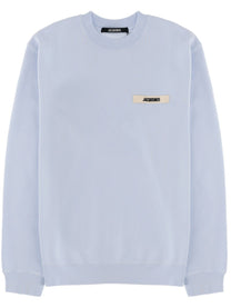 JACQUEMUS Men's Grosgrain Sweatshirt Blue