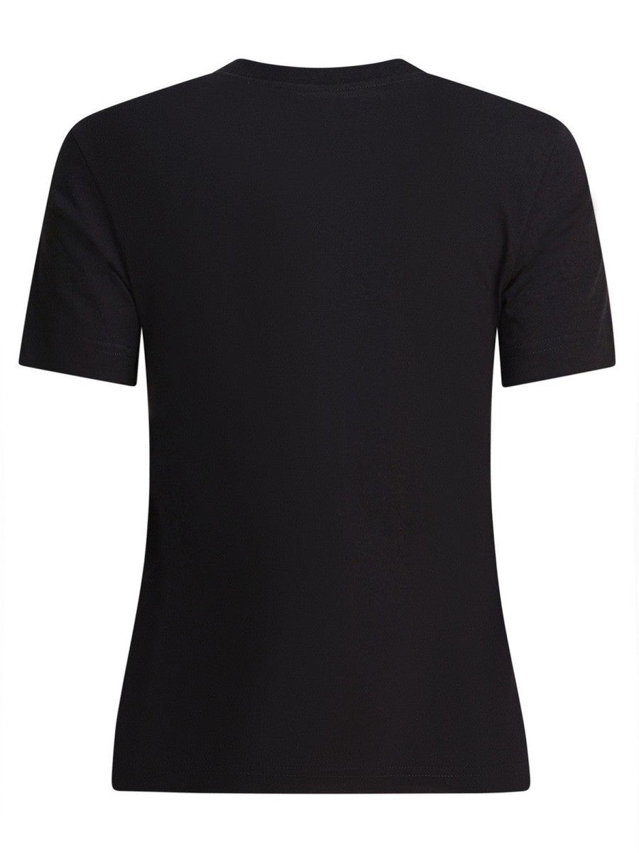 JACQUEMUS Women's Grosgrain Short Sleeve Shirt Black