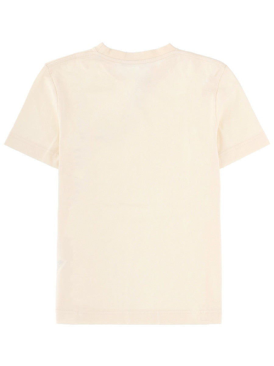 JACQUEMUS Women's Grosgrain Short Sleeve Shirt Beige