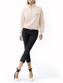 JACQUEMUS Women's Grosgrain Sweatshirt Beige