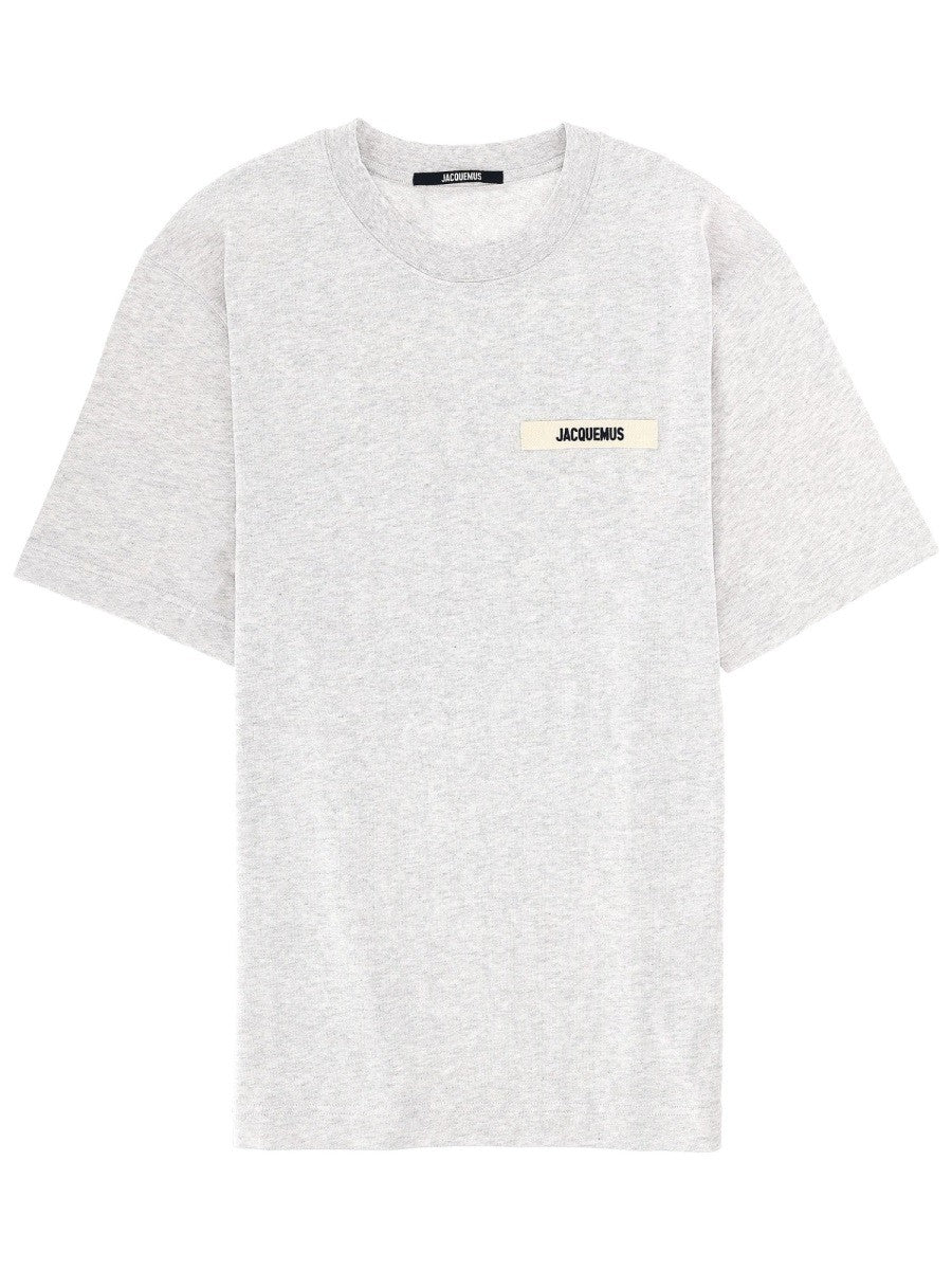 JACQUEMUS Men's Grosgrain Shirt Grey JACQUEMUS