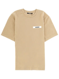 JACQUEMUS Men's Grosgrain Shirt Beige