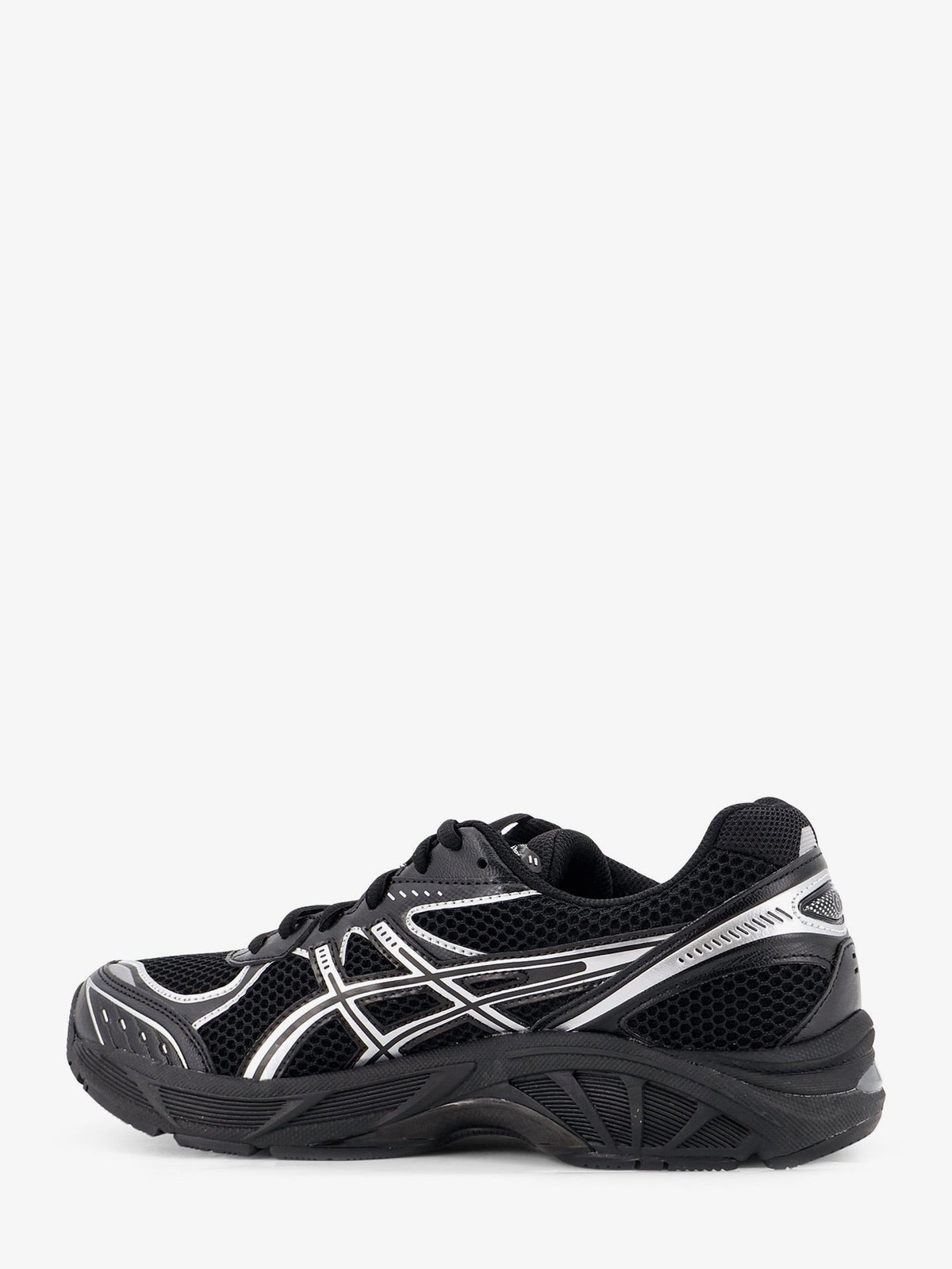 ASICS Men's Leather Sneakers Black, view 3