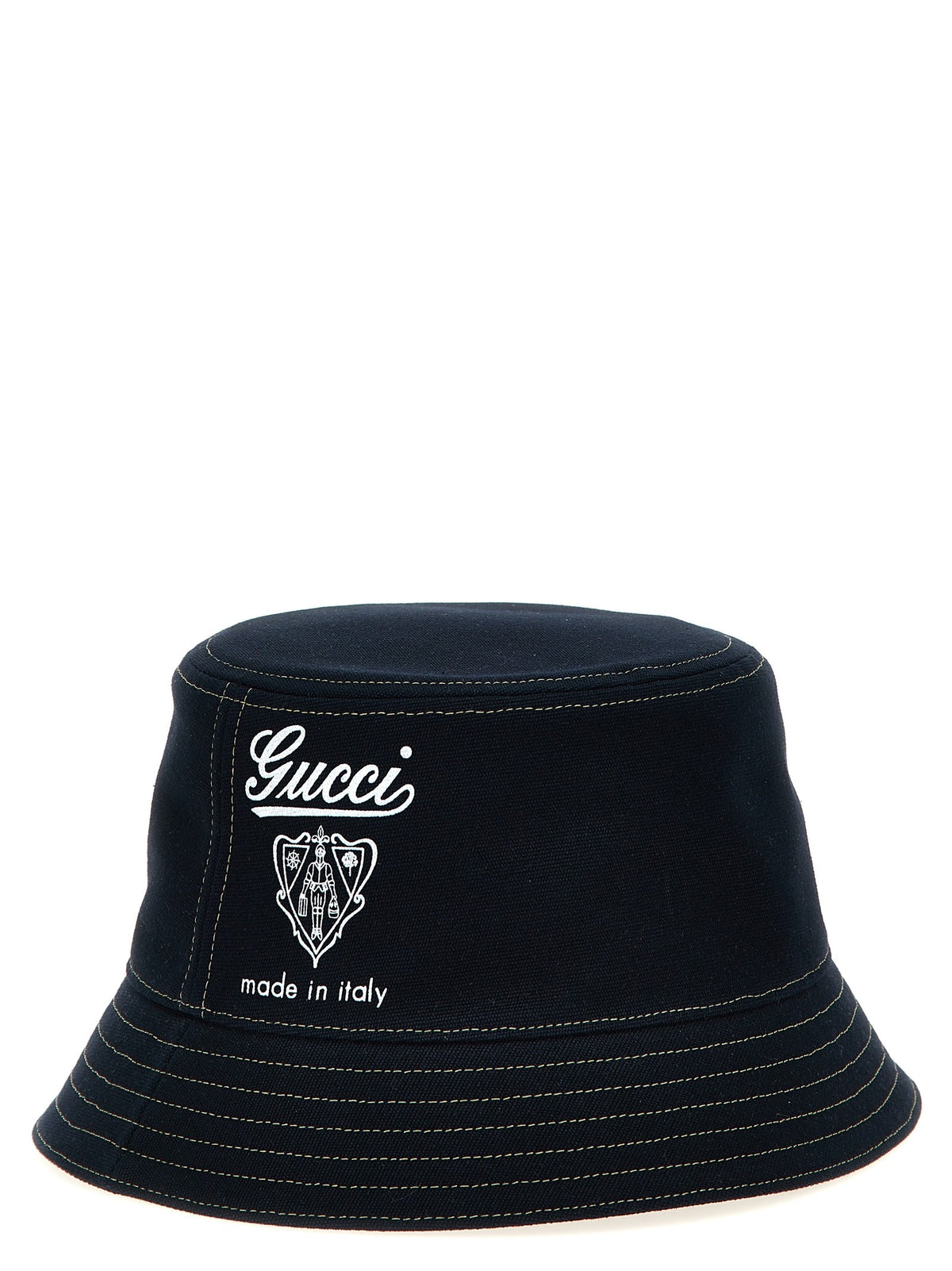 Gucci Gucci Coat of Arms Bucket Hat Blue, view 2