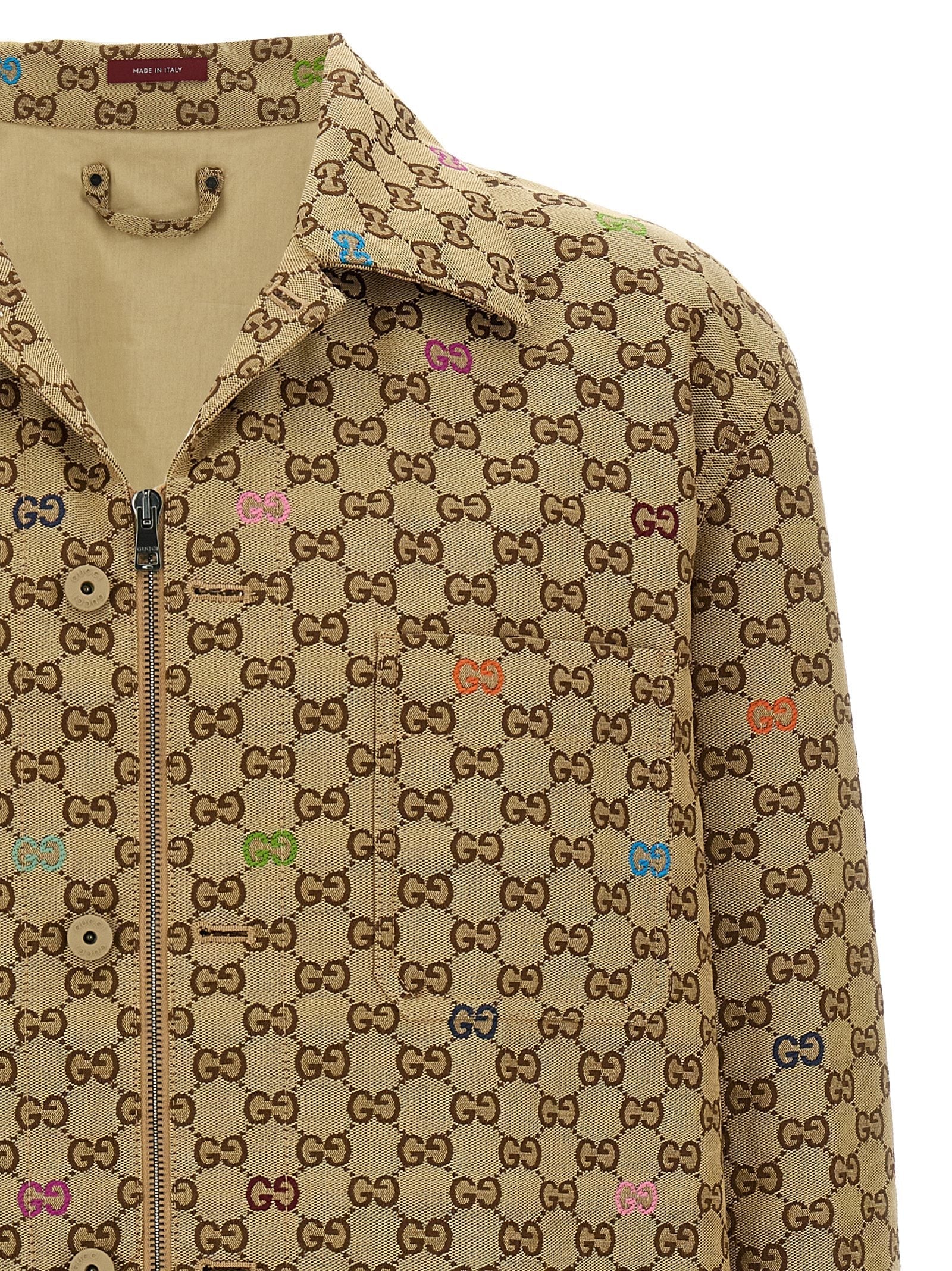 GUCCI - GUCCI - Multicolor fil coupe jacket - Men’s Outerwear