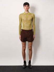 Gucci - Gucci Perforated Polo Shirt - Men’s Tops