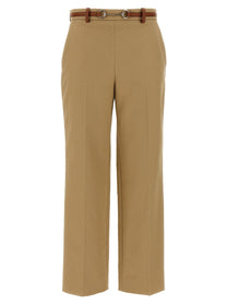 GUCCI - GUCCI - Horsebit pants - Women’s Pants