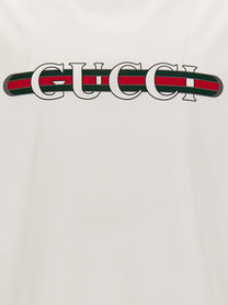 GUCCI - GUCCI - ’Gucci Web’ T-shirt - Men’s Tops