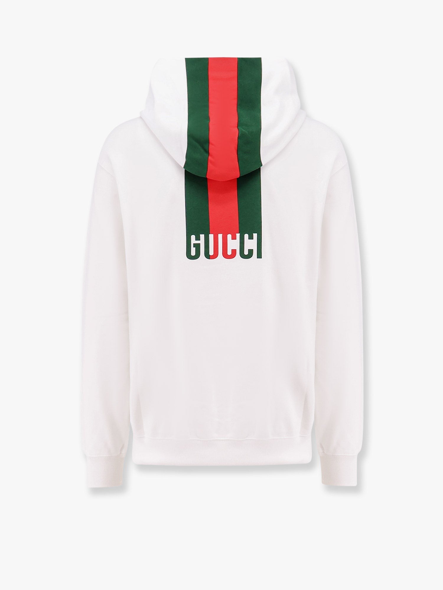 Gucci - Gucci Cotton Sweatshirt With Logo On The Back - Men’s Sweatshirts