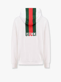 Gucci - Gucci Cotton Sweatshirt With Logo On The Back - Men’s Sweatshirts