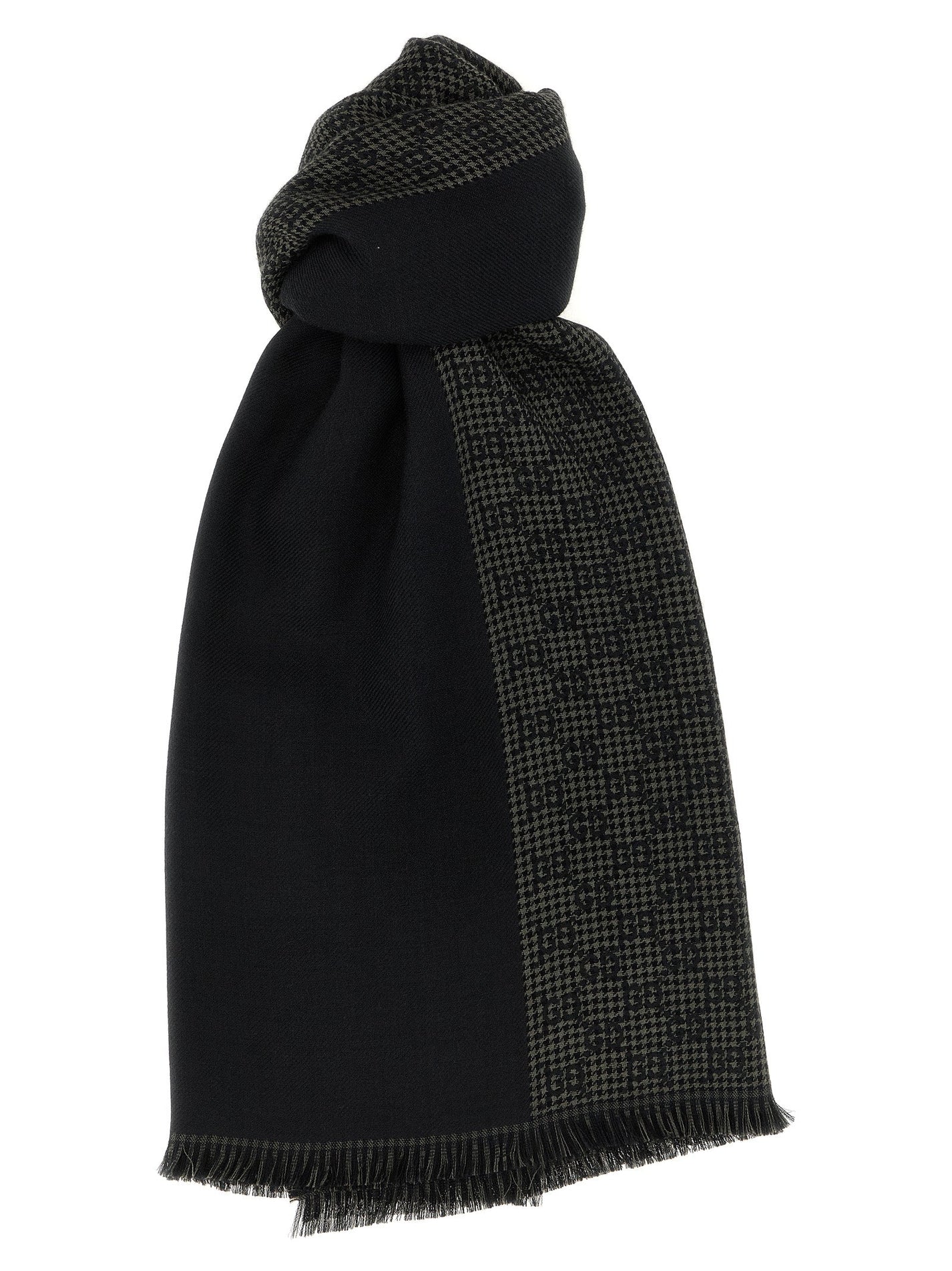 GUCCI - GUCCI - Wool silk scarf - Men’s Accessories