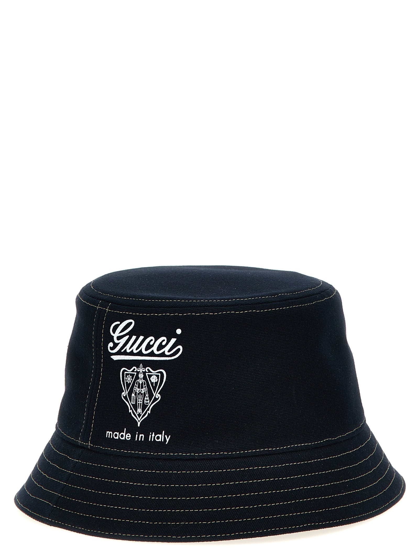 GUCCI - GUCCI - Gucci coat of arms bucket hat - Men’s Accessories