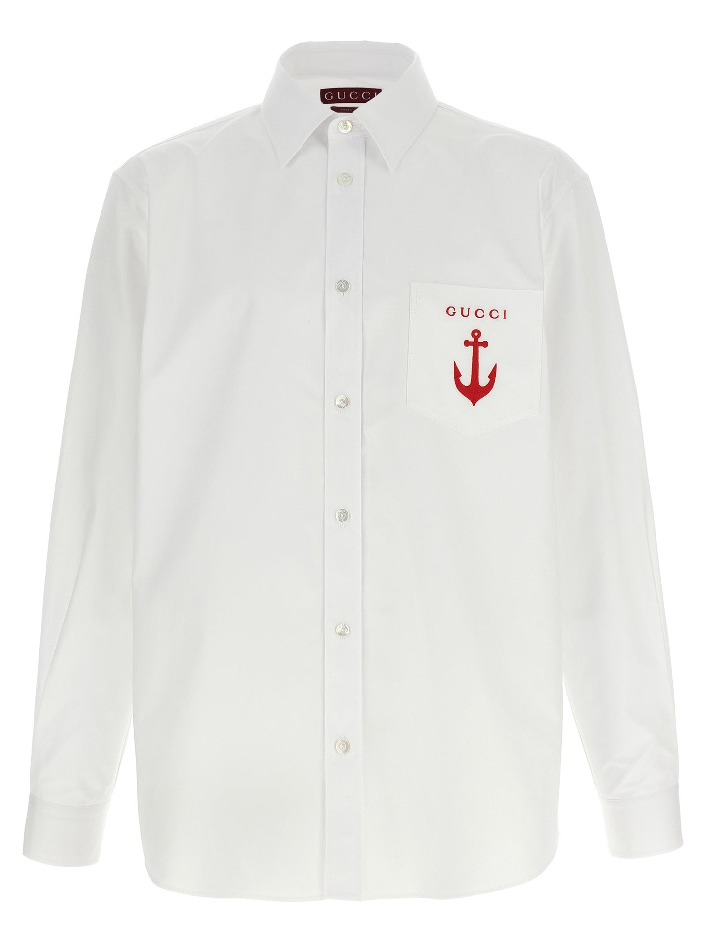 GUCCI - GUCCI - Poplin shirt - Men’s Tops
