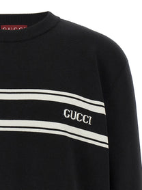 GUCCI - GUCCI - ’Intarsio Gucci’ sweater - Men’s Knitwear