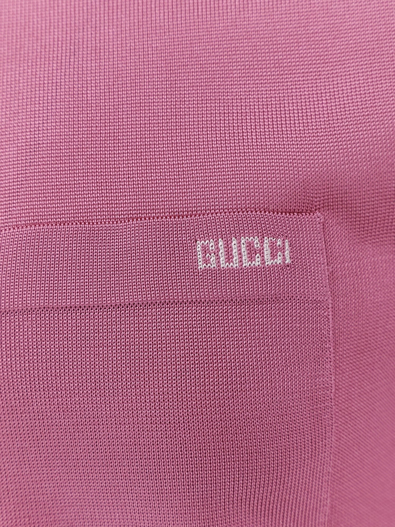 Gucci - Gucci Silk Polo Shirt With Lateral Intarsia - Men’s Tops