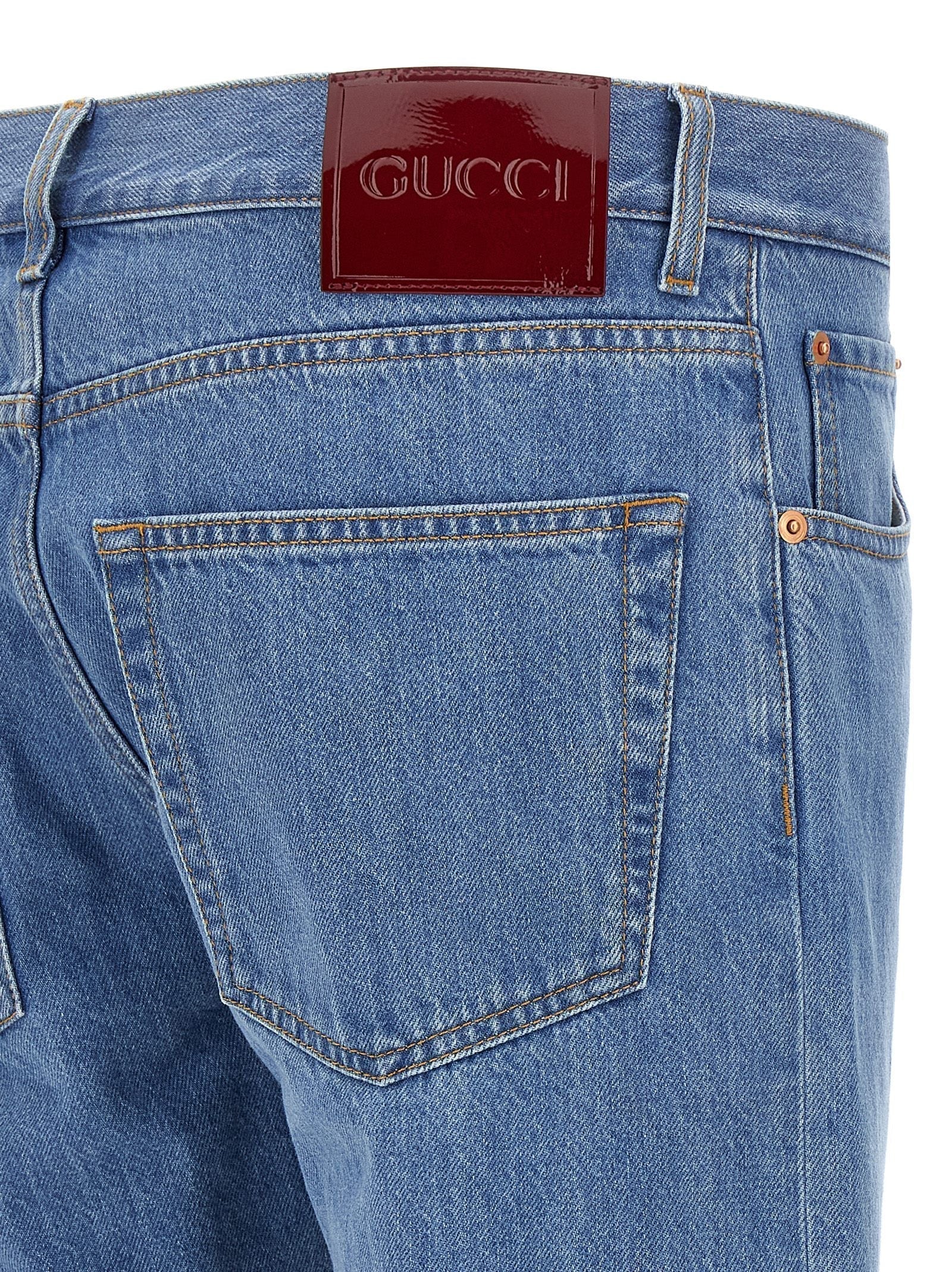 GUCCI - GUCCI - Turn up jeans - Men’s Clothing