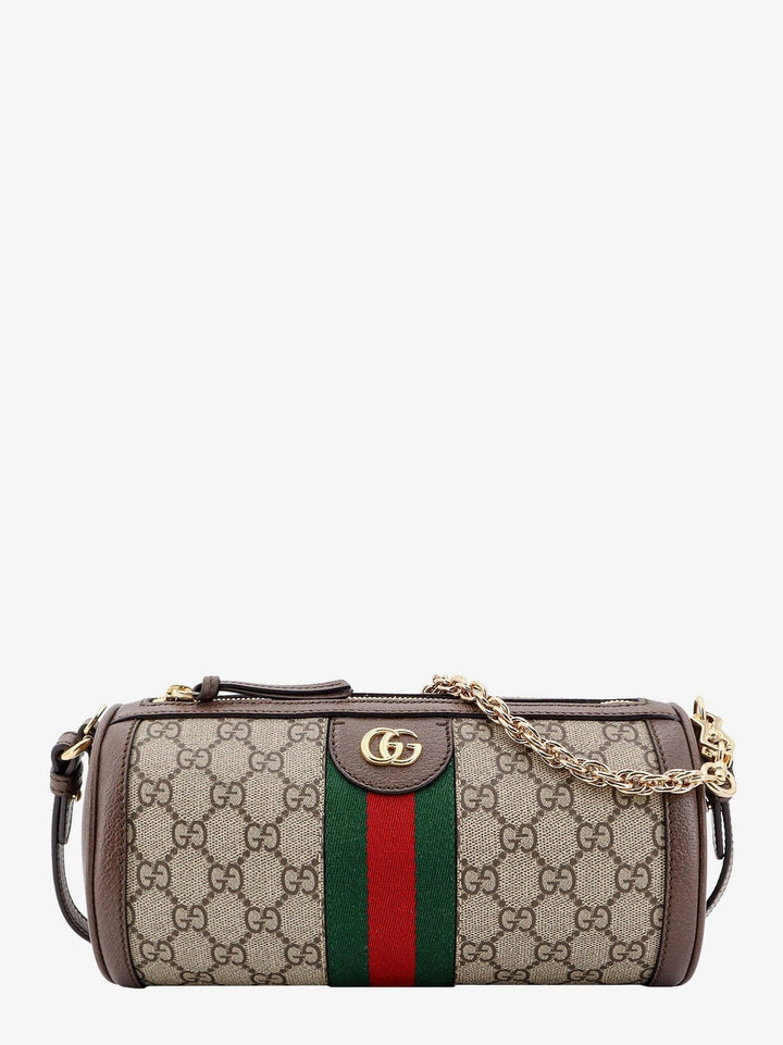 Gucci - Gg Supreme Fabric Shoulder Bag With Iconic Web Detail - Home->Woman->Bags->Shoulder bags
