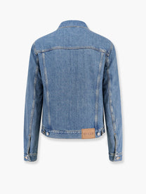 Gucci - Gucci Denim Jacket With Lasered Double G - Men’s Tops