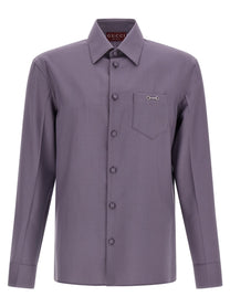GUCCI - GUCCI - Horsebit shirt - Men’s Tops