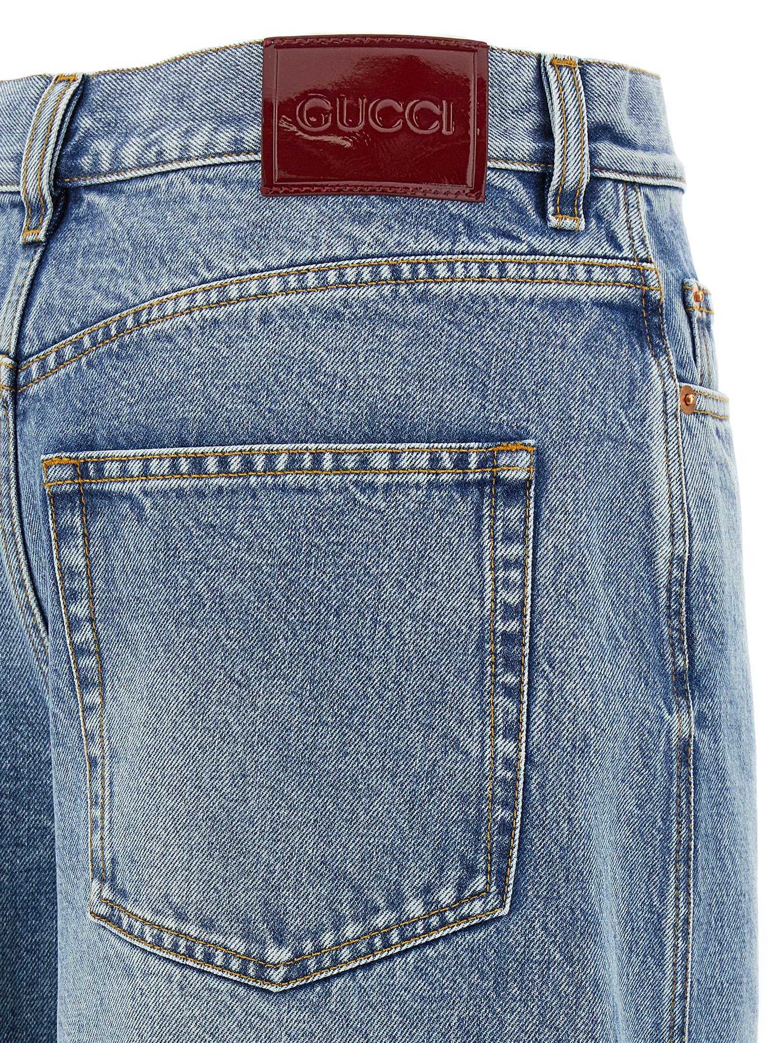 GUCCI - GUCCI - ’Ballon’ jeans - Women’s Bottoms