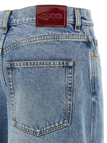 GUCCI - GUCCI - ’Ballon’ jeans - Women’s Bottoms