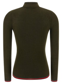 GUCCI - GUCCI - ’Nastro Web’ polo shirt - Women’s Tops