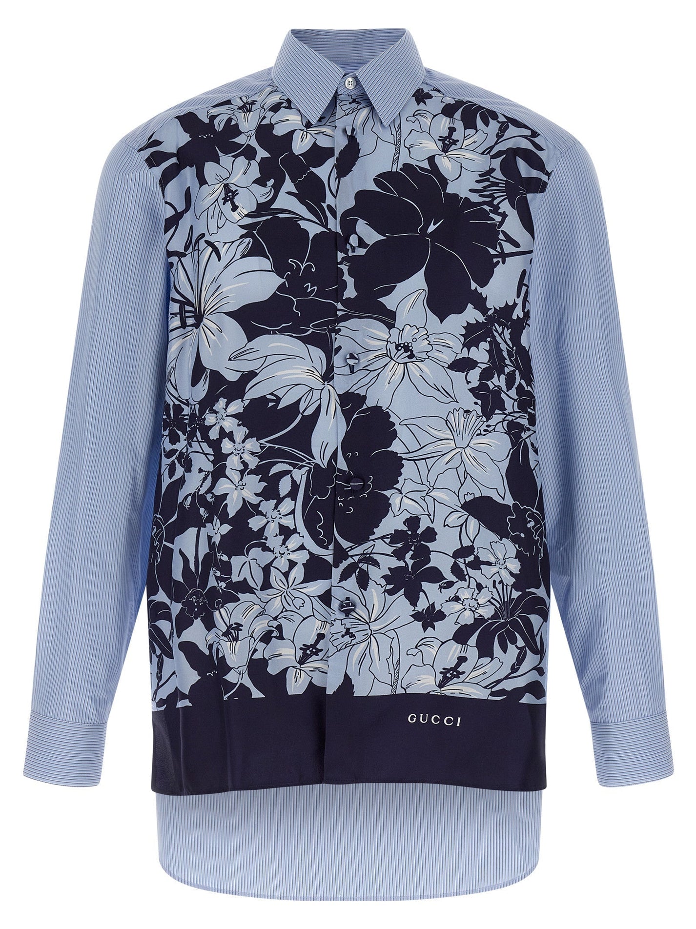 GUCCI - GUCCI - Floral silk shirt - Men’s Tops
