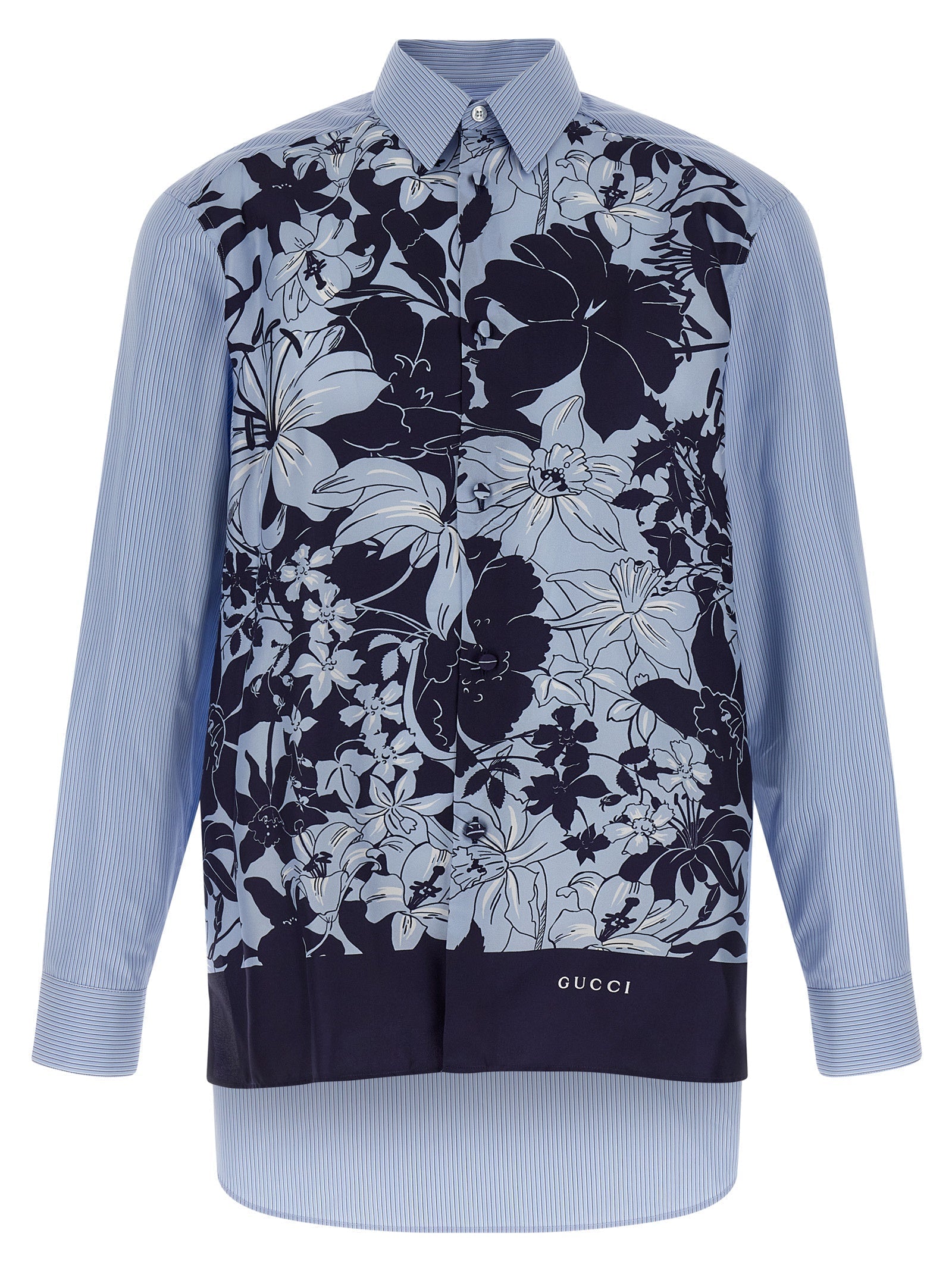 GUCCI - GUCCI - Floral silk shirt - Men’s Tops