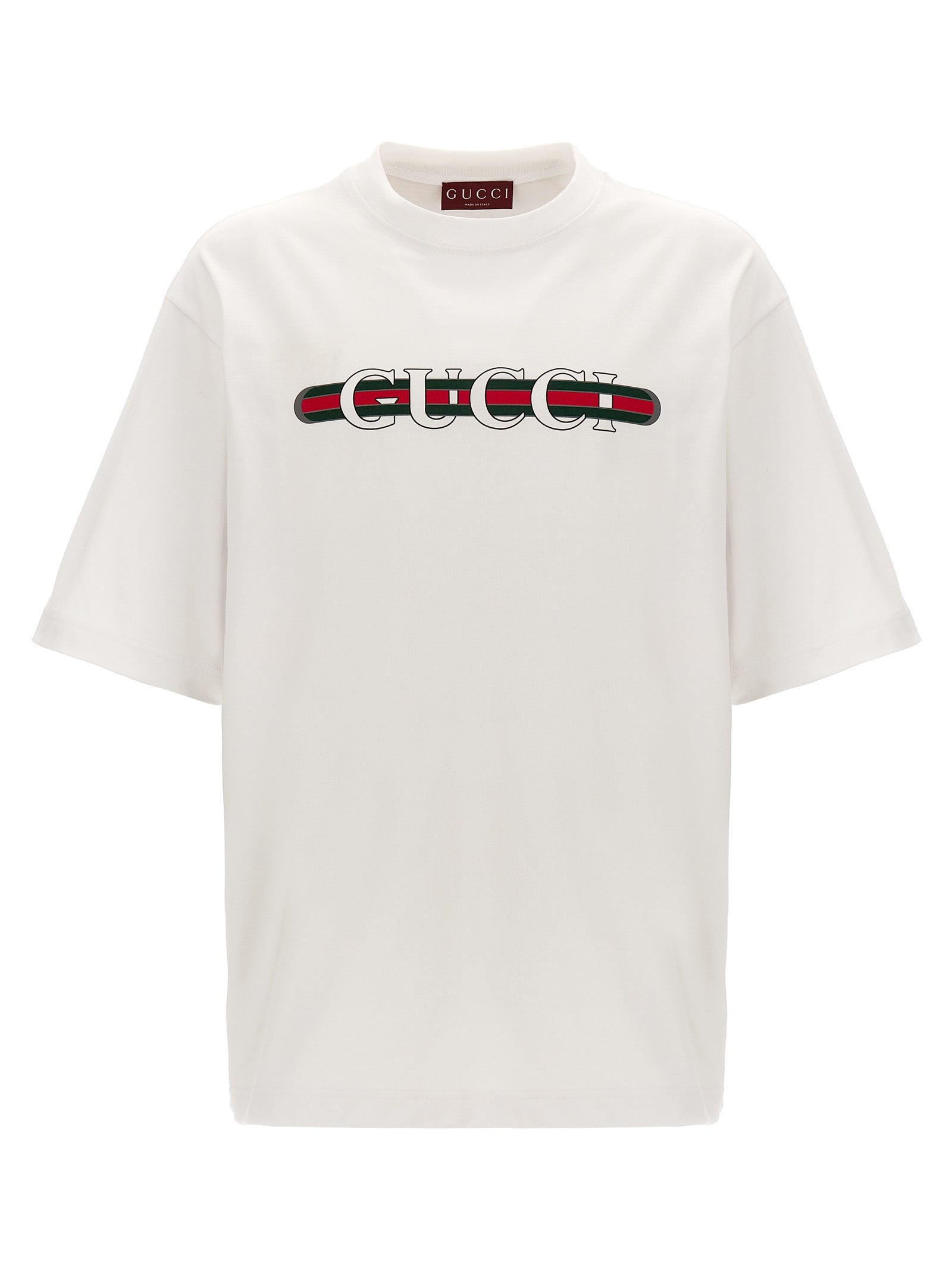 GUCCI - GUCCI - ’Gucci Web’ T-shirt - Men’s Tops