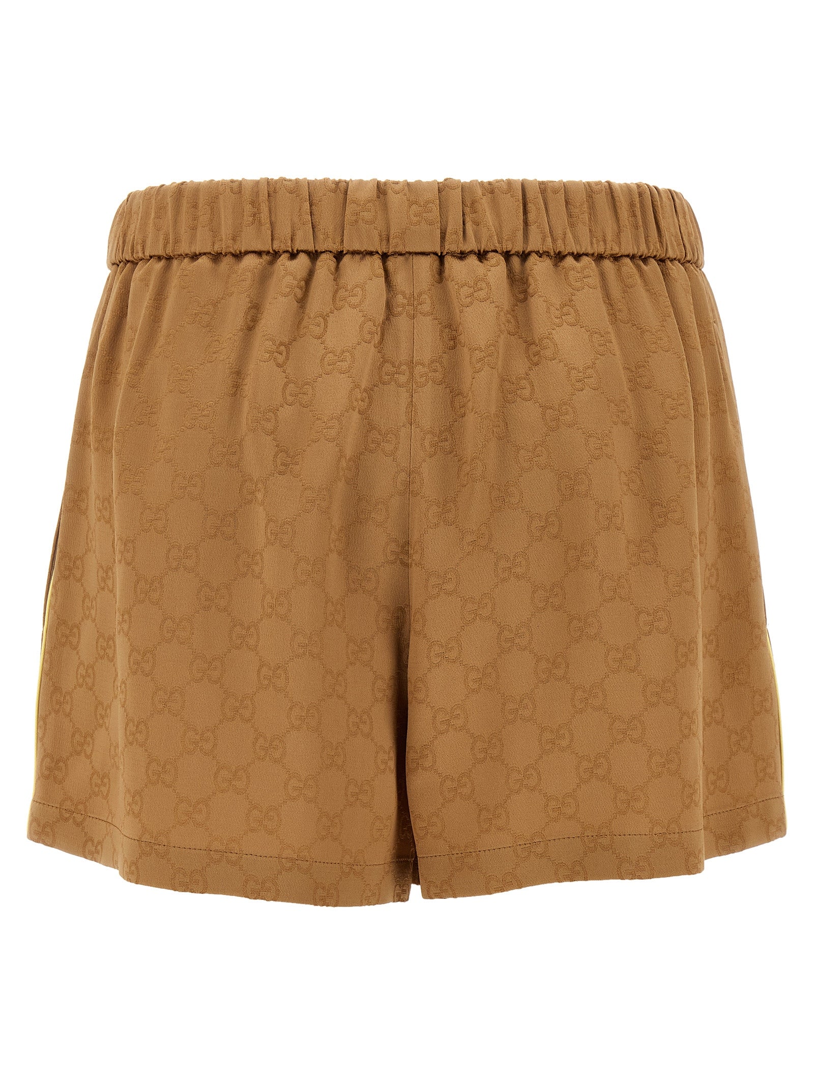 GUCCI - GUCCI - Satin shorts GG - Women’s Clothing