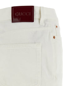 GUCCI - GUCCI - Cropped jeans - Women’s Bottoms